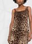 Dolce & Gabbana Jurk met luipaardprint Bruin - Thumbnail 5