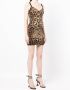 Dolce & Gabbana Mini-jurk met luipaardprint Zwart - Thumbnail 3