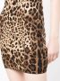 Dolce & Gabbana Mini-jurk met luipaardprint Zwart - Thumbnail 5