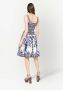 Dolce & Gabbana Jurk met print Blauw - Thumbnail 4