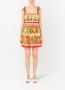 Dolce & Gabbana Chiffon mini-jurk met print Geel - Thumbnail 3
