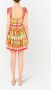 Dolce & Gabbana Chiffon mini-jurk met print Geel - Thumbnail 4