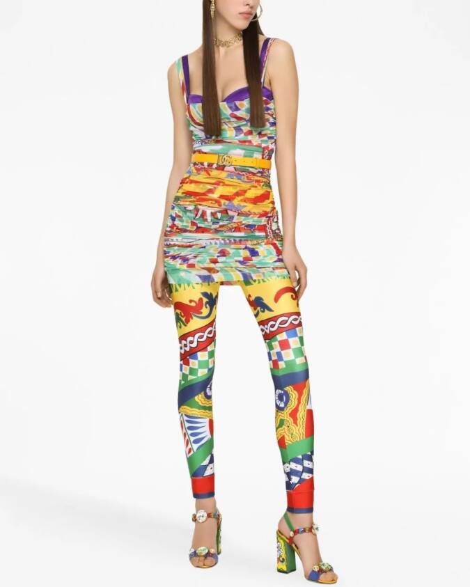 Dolce & Gabbana Jurk met print Veelkleurig