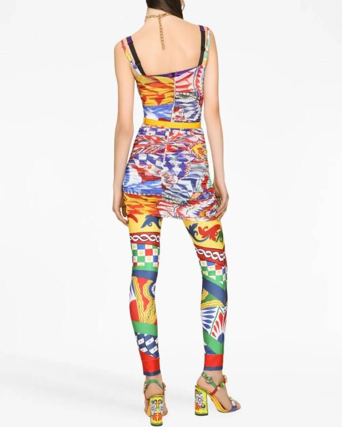 Dolce & Gabbana Jurk met print Veelkleurig