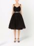 Dolce & Gabbana Mini-jurk met kant en sweetheart hals Zwart - Thumbnail 3