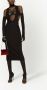 Dolce & Gabbana Uitgesneden midi-jurk Zwart - Thumbnail 2
