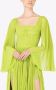 Dolce & Gabbana Chiffon jurk Groen - Thumbnail 5