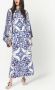 Dolce & Gabbana Zijden maxi-jurk Blauw - Thumbnail 3
