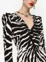 Dolce & Gabbana Jurk met zebraprint Zwart - Thumbnail 5