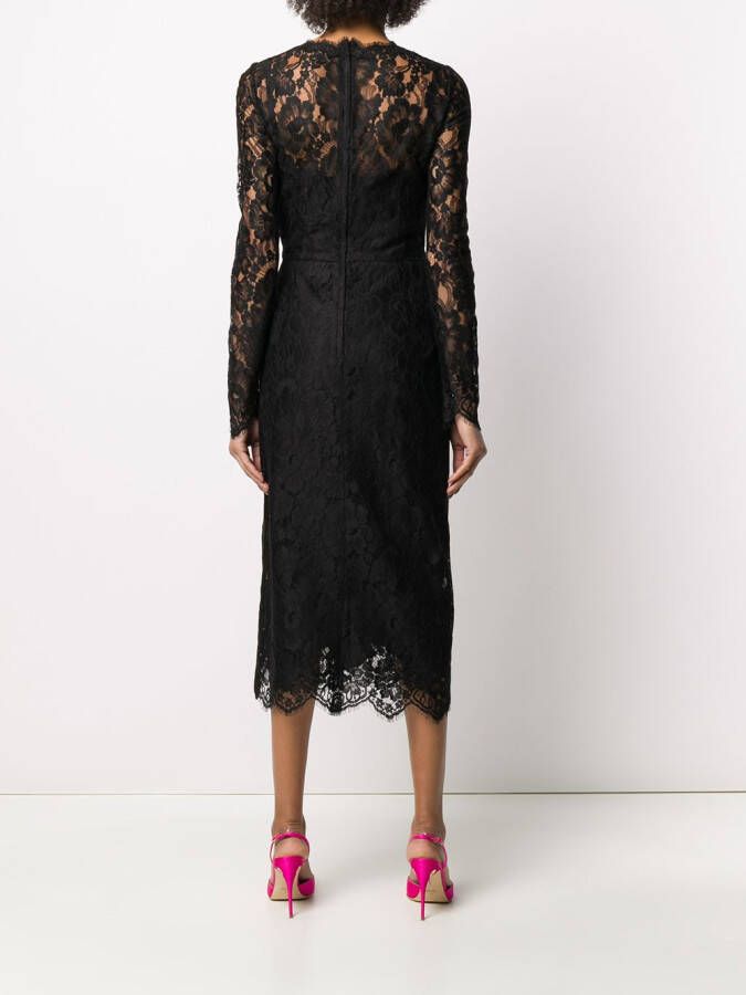 Dolce & Gabbana Jurk van kant Zwart