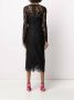 Dolce & Gabbana Jurk van kant Zwart - Thumbnail 4