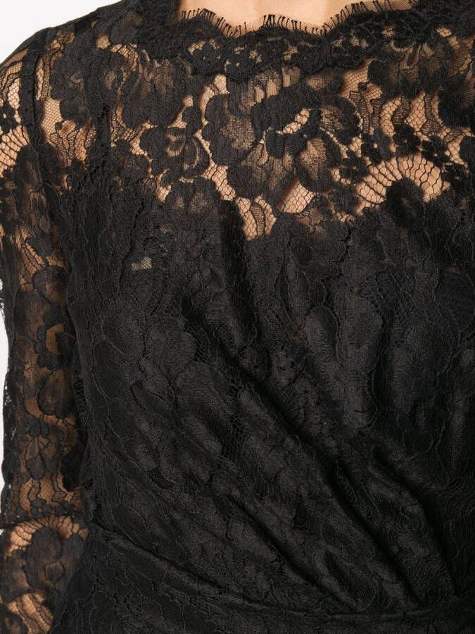 Dolce & Gabbana Jurk van kant Zwart