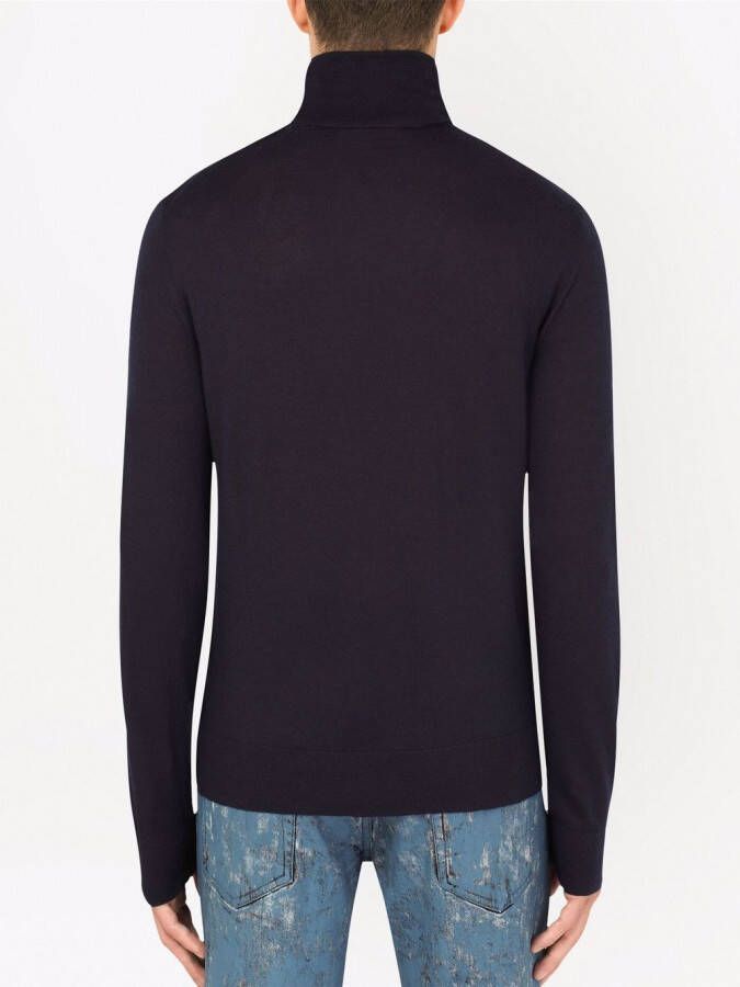 Dolce & Gabbana Kasjmier coltrui Blauw