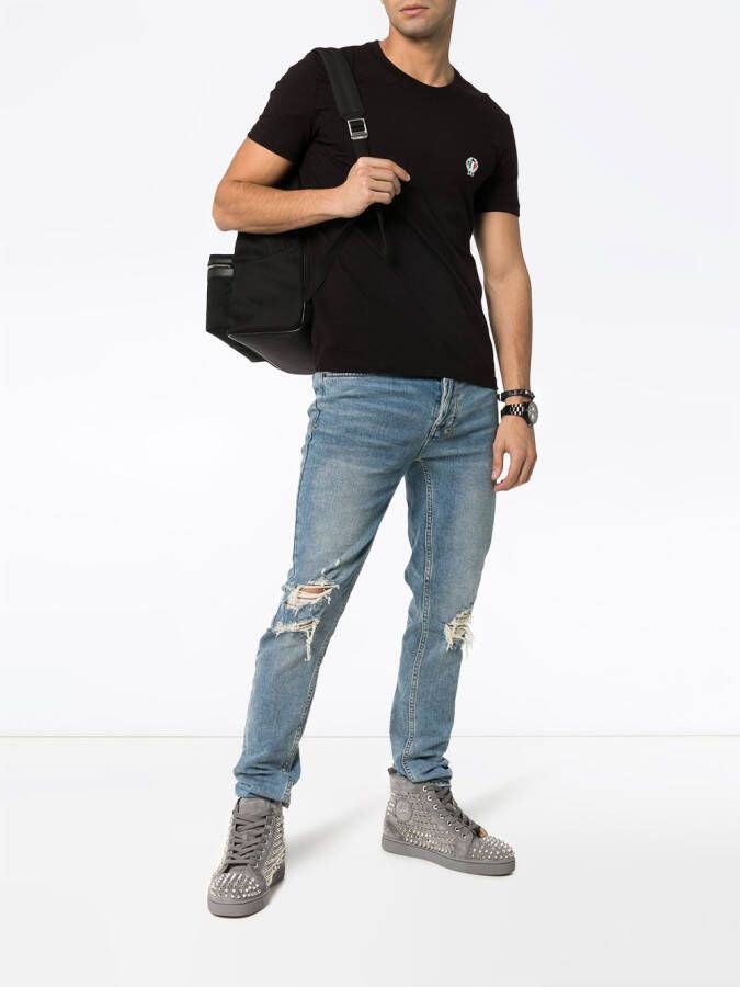 Dolce & Gabbana T-shirt met borduurwerk Zwart