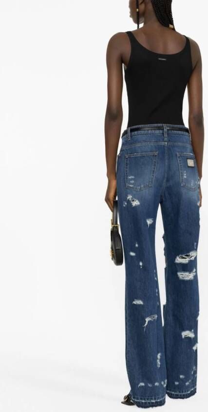 Dolce & Gabbana Katoenen tanktop Zwart