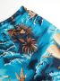 Dolce & Gabbana Kids Shorts met abstracte print Blauw - Thumbnail 3