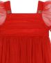 Dolce & Gabbana Kids Tulen jurk met pofmouwen Rood - Thumbnail 3