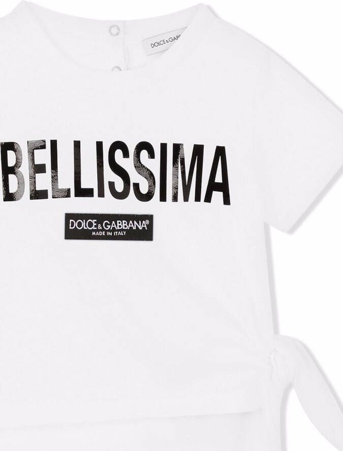 Dolce & Gabbana Kids Babypakje met logoprint Wit
