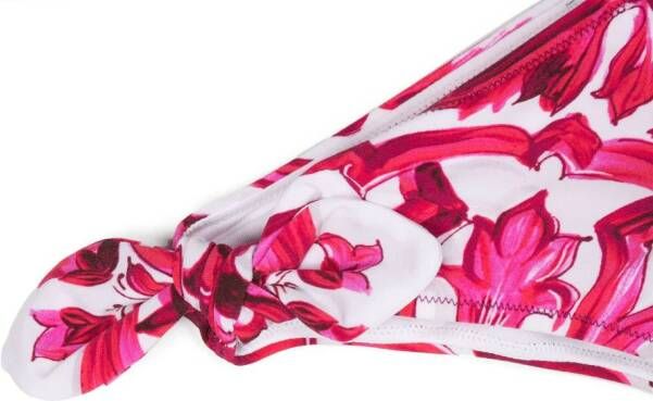 Dolce & Gabbana Kids Bikini met geometrische print Roze