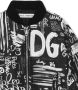 Dolce & Gabbana Kids Bomberjack met graffiti-print Zwart - Thumbnail 3