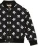 Dolce & Gabbana Kids Gewatteerd bomberjack met DG-logo Zwart - Thumbnail 3