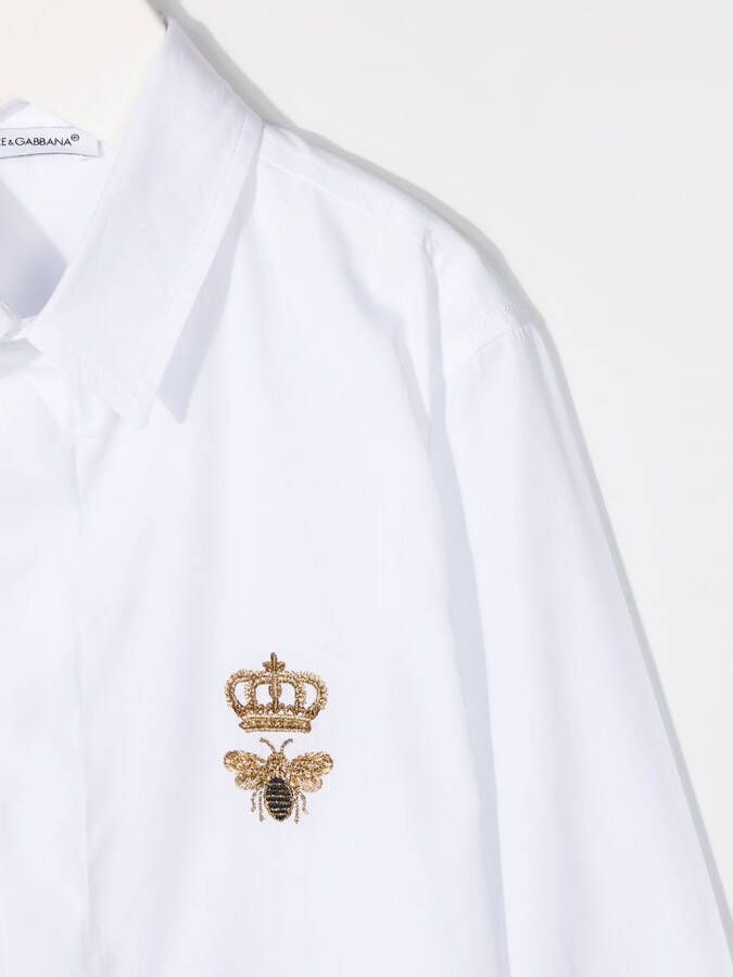 Dolce & Gabbana Kids Button-up shirt Wit