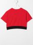 Dolce & Gabbana Kids Cropped T-shirt Rood - Thumbnail 2