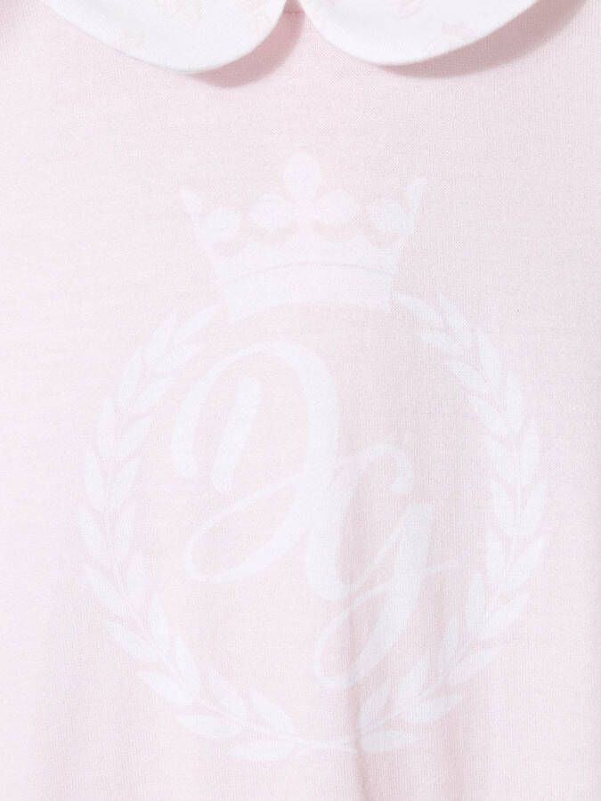 Dolce & Gabbana Kids Driedelige cadeauset met logoprint Roze