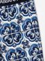 Dolce & Gabbana Kids Fietsshorts met print Blauw - Thumbnail 3