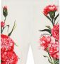 Dolce & Gabbana Kids Legging met bloe print Wit - Thumbnail 3