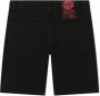 Dolce & Gabbana Kids Gerafelde spijkershorts Zwart - Thumbnail 2