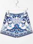 Dolce & Gabbana Kids High waist shorts Blauw - Thumbnail 2
