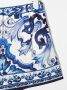 Dolce & Gabbana Kids High waist shorts Blauw - Thumbnail 3