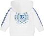 Dolce & Gabbana Kids Katoenen hoodie met DG-logo Wit - Thumbnail 2