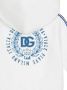 Dolce & Gabbana Kids Katoenen hoodie met DG-logo Wit - Thumbnail 3