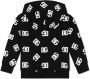 Dolce & Gabbana Kids Hoodie met logo en rits Zwart - Thumbnail 2