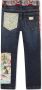 Dolce & Gabbana Kids Jeans met bloe patch Blauw - Thumbnail 2
