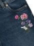 Dolce & Gabbana Kids Jeans met geborduurde bloe Blauw - Thumbnail 3