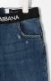 Dolce & Gabbana Kids Jeans met logoband Blauw - Thumbnail 3