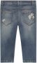 Dolce & Gabbana Kids Slim-fit jeans met verfraaiing Blauw - Thumbnail 2