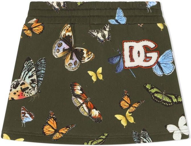 Dolce & Gabbana Kids Jersey rok Groen
