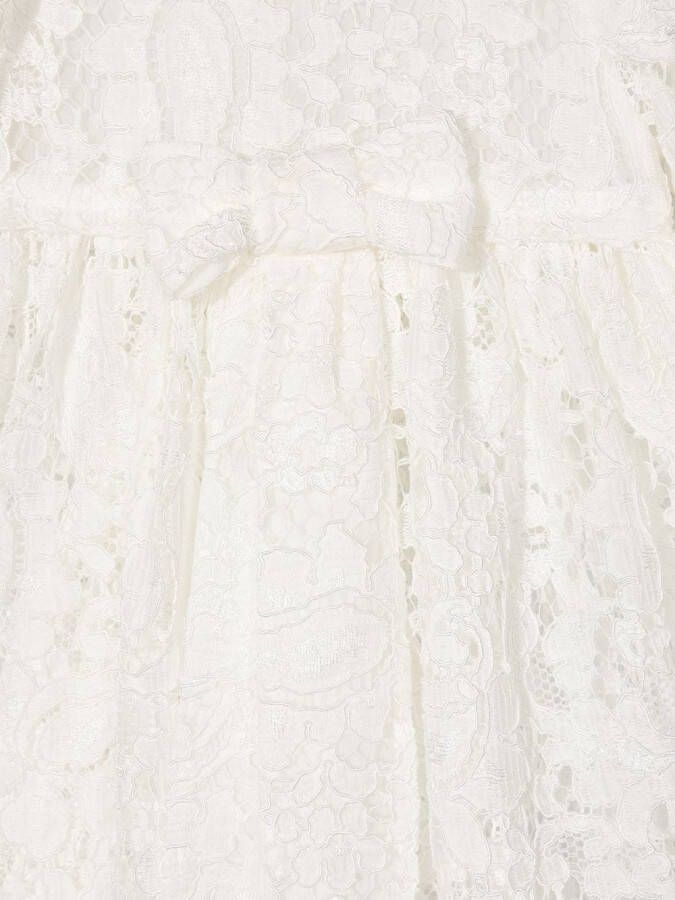 Dolce & Gabbana Kids Jurk met A-lijn Wit