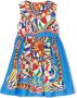 Dolce & Gabbana Kids Jurk met abstract patroon Blauw - Thumbnail 2