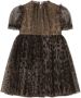 Dolce & Gabbana Kids Tulen jurk met luipaardprint Bruin - Thumbnail 2