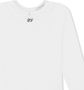Dolce & Gabbana Kids T-shirt met geborduurd logo Wit - Thumbnail 3