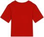 Dolce & Gabbana Kids Katoenen T-shirt met kant Rood - Thumbnail 2