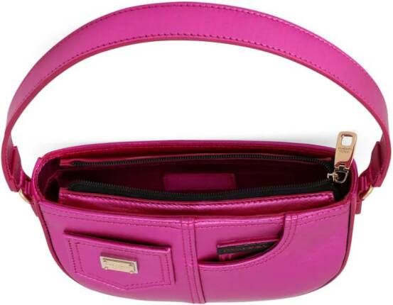 Dolce & Gabbana Kids Lakleren schoudertas Roze