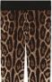 Dolce & Gabbana Kids Stretch-zijden legging met luipaardprint Bruin - Thumbnail 3