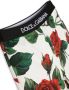 Dolce & Gabbana Kids Legging met roosprint Wit - Thumbnail 3