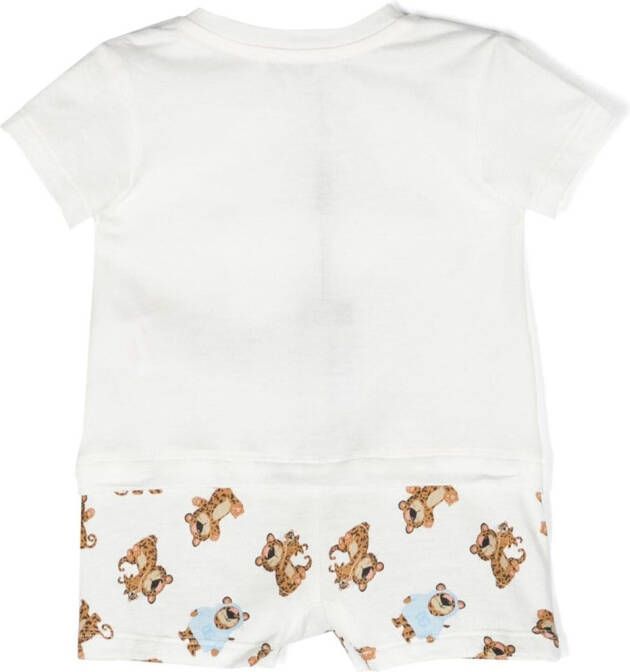 Dolce & Gabbana Kids Babypakje met luipaardprint Wit